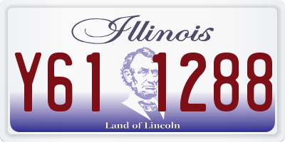 IL license plate Y611288
