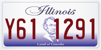 IL license plate Y611291