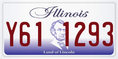 IL license plate Y611293