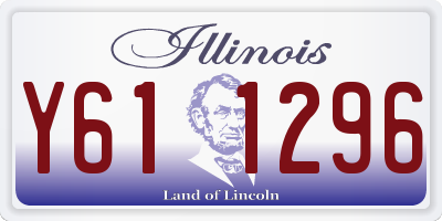 IL license plate Y611296