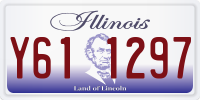 IL license plate Y611297
