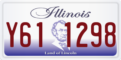 IL license plate Y611298