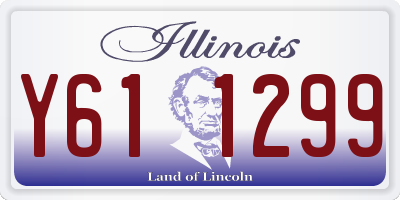 IL license plate Y611299
