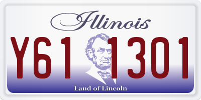 IL license plate Y611301