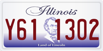 IL license plate Y611302