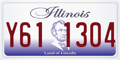IL license plate Y611304