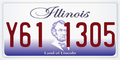 IL license plate Y611305