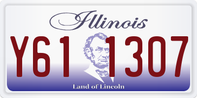 IL license plate Y611307