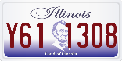 IL license plate Y611308