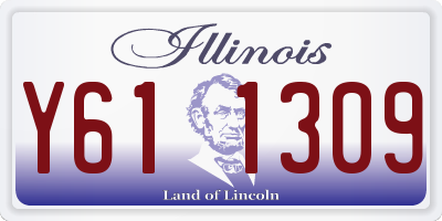IL license plate Y611309