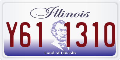 IL license plate Y611310