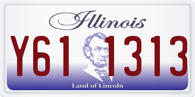 IL license plate Y611313