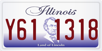 IL license plate Y611318