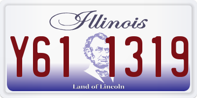 IL license plate Y611319