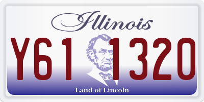 IL license plate Y611320