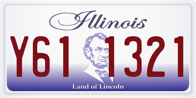 IL license plate Y611321