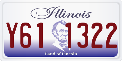 IL license plate Y611322