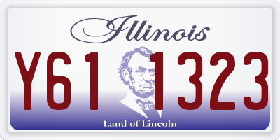 IL license plate Y611323