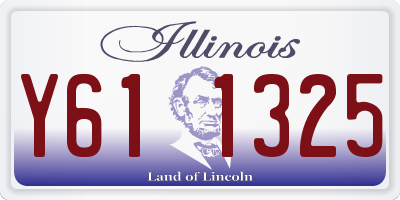 IL license plate Y611325