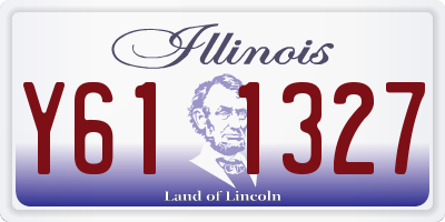 IL license plate Y611327