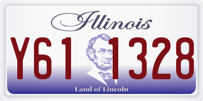 IL license plate Y611328