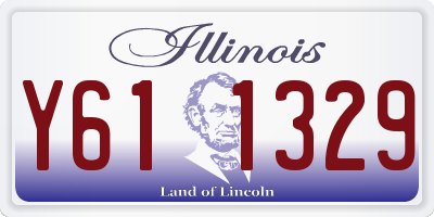 IL license plate Y611329