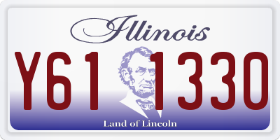 IL license plate Y611330