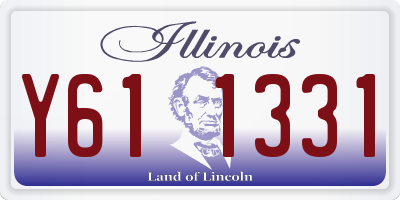 IL license plate Y611331