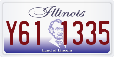 IL license plate Y611335