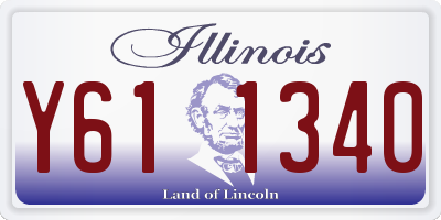 IL license plate Y611340
