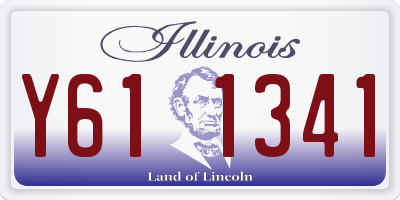 IL license plate Y611341