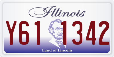 IL license plate Y611342