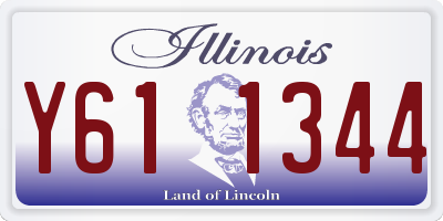 IL license plate Y611344