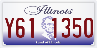 IL license plate Y611350