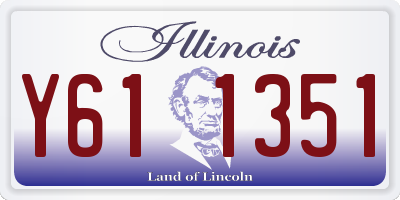 IL license plate Y611351