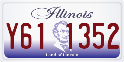 IL license plate Y611352