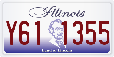 IL license plate Y611355