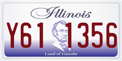 IL license plate Y611356