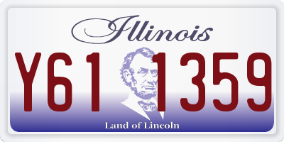 IL license plate Y611359