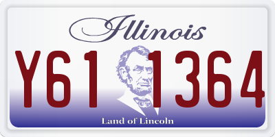 IL license plate Y611364