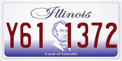 IL license plate Y611372