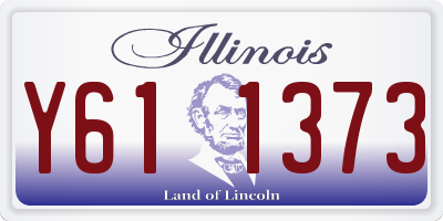 IL license plate Y611373