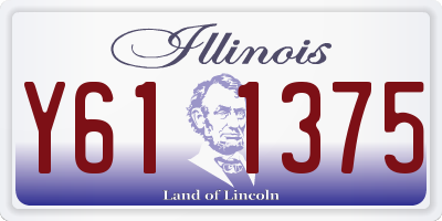 IL license plate Y611375