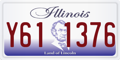 IL license plate Y611376