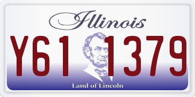 IL license plate Y611379