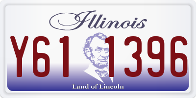 IL license plate Y611396