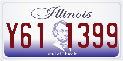 IL license plate Y611399