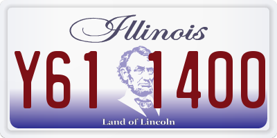 IL license plate Y611400