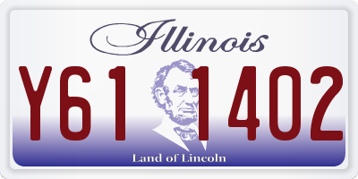 IL license plate Y611402