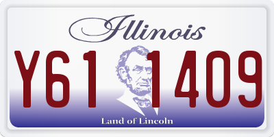 IL license plate Y611409